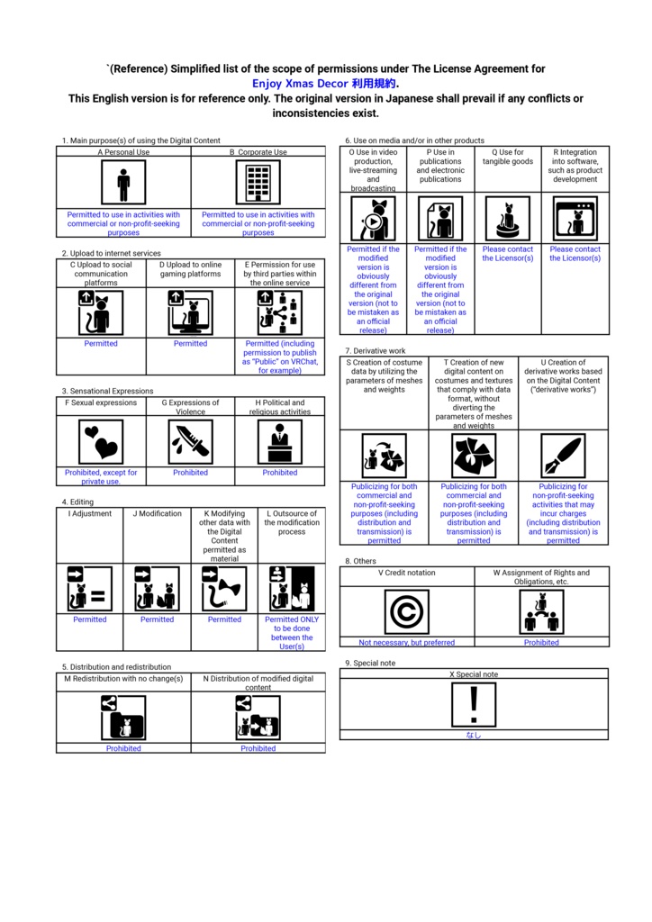【3D素材】EnjoyXmasDecors