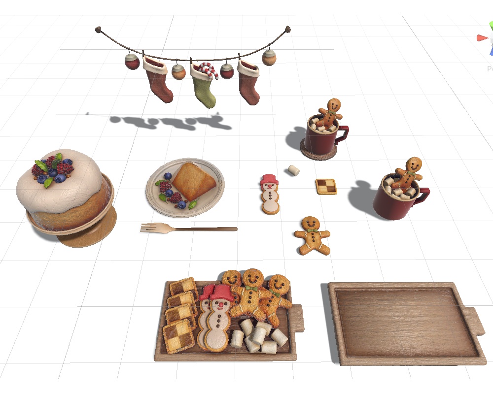 【3D素材】EnjoyXmasDecors