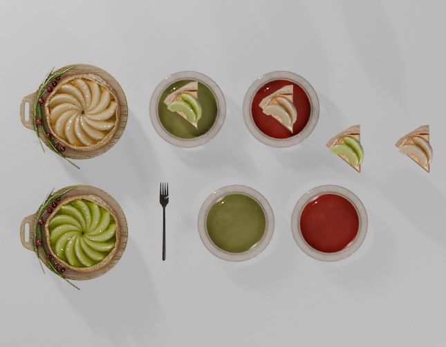 【3D小物】3Dフルーツタルト