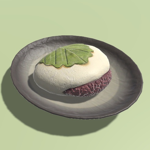 【3D小物】3D柏餅