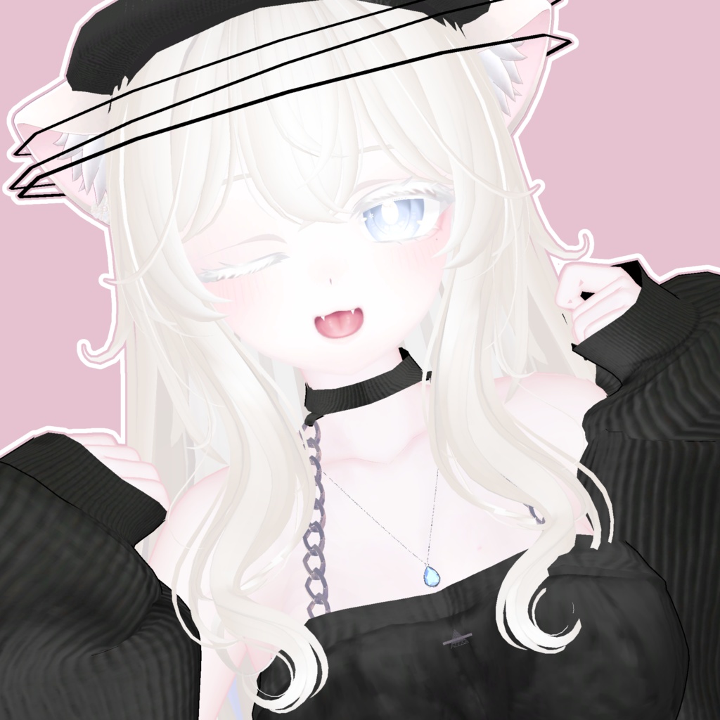 しずく型ネックレス