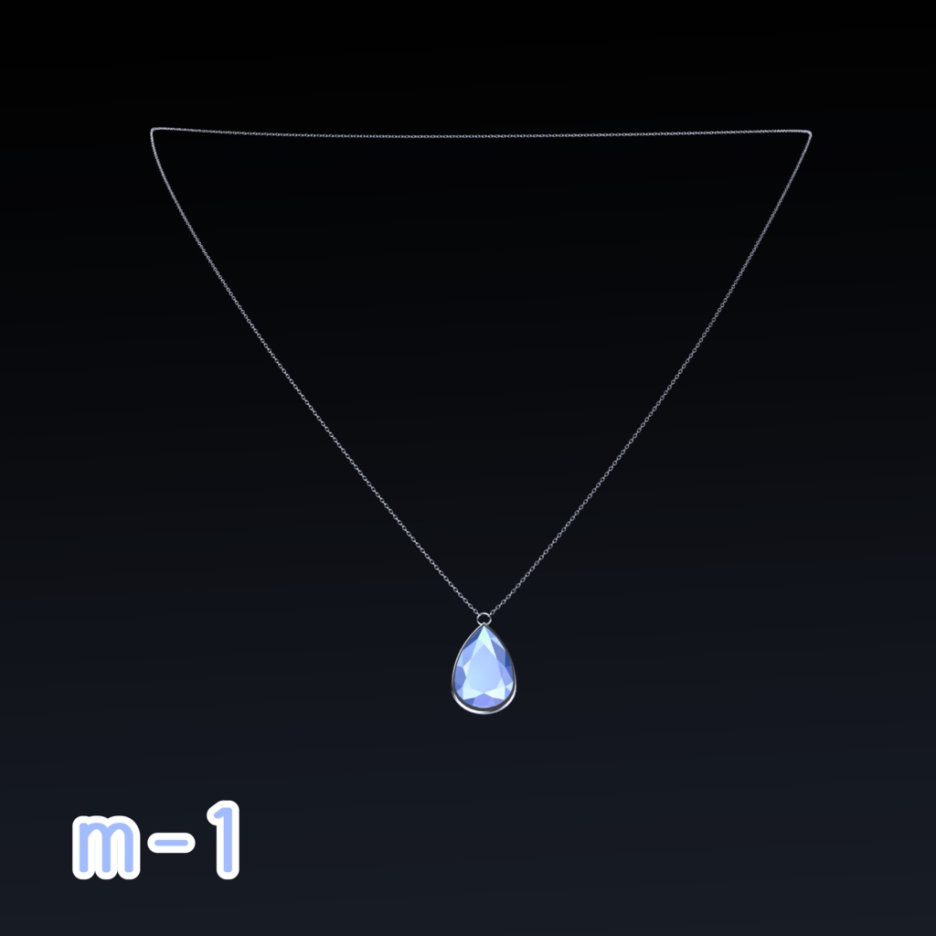 しずく型ネックレス