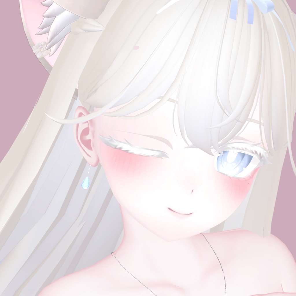 ちょっぴりしゅわしゅわ しずく型イヤリング(ピアス)