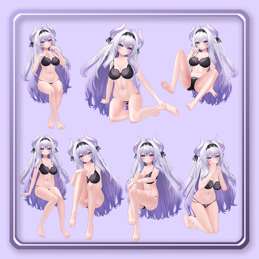 【無料版あり】VRChat撮影向けポーズ集 全30種【Pose Series A】