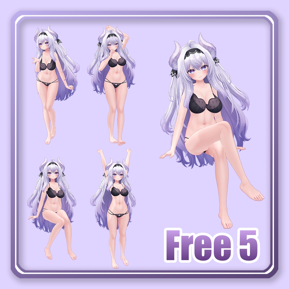 【無料版あり】VRChat撮影向けポーズ集 全30種【Pose Series A】