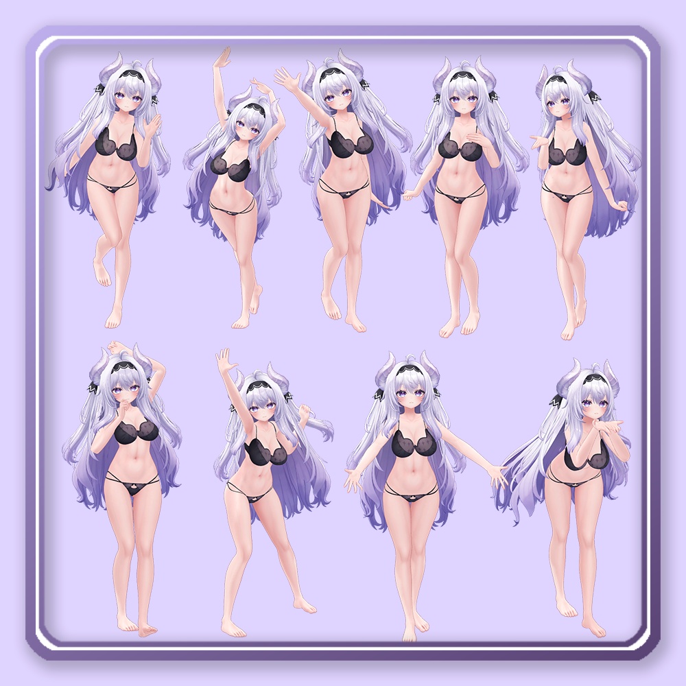 【無料版あり】VRChat撮影向けポーズ集 全30種【Pose Series A】