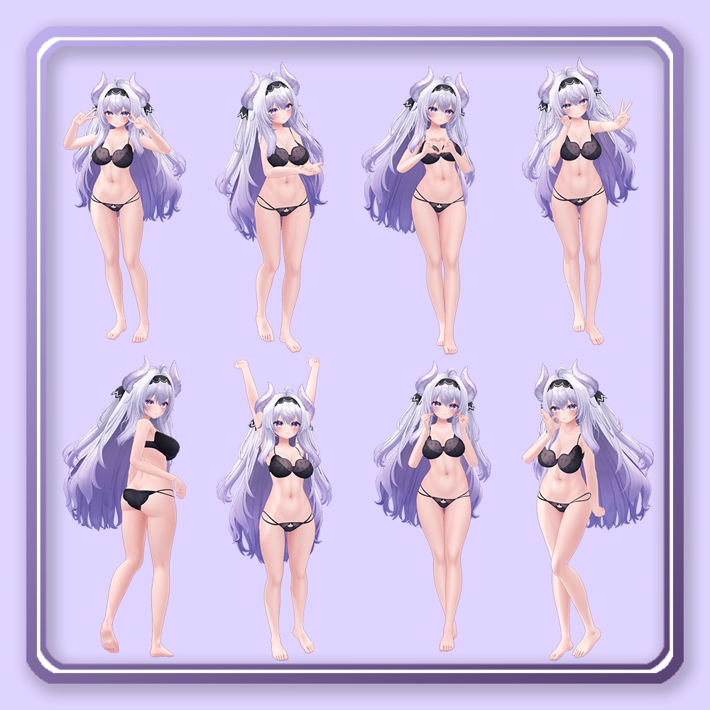 【無料版あり】VRChat撮影向けポーズ集 全30種【Pose Series A】
