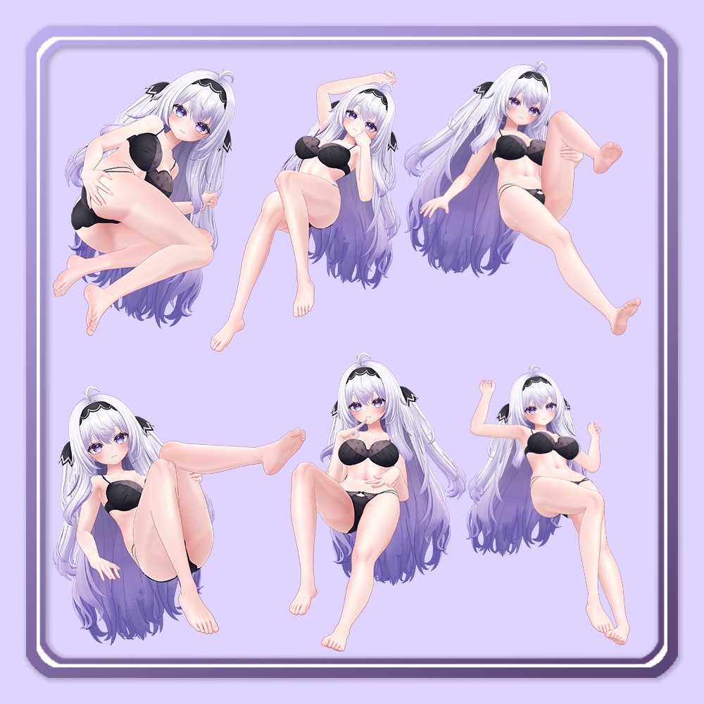 【無料版あり】VRChat撮影向けポーズ集 全30種【Pose Series B】