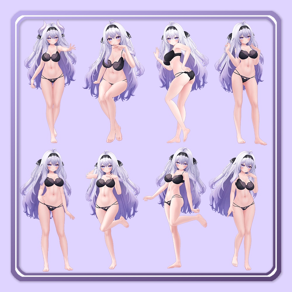 【無料版あり】VRChat撮影向けポーズ集 全30種【Pose Series B】
