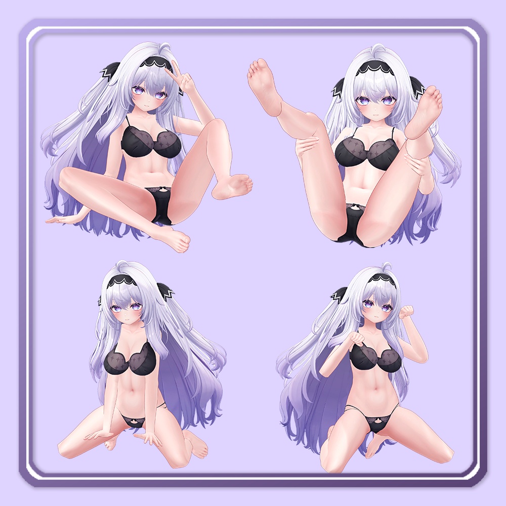 【無料版あり】VRChat撮影向けポーズ集 全30種【Pose Series B】