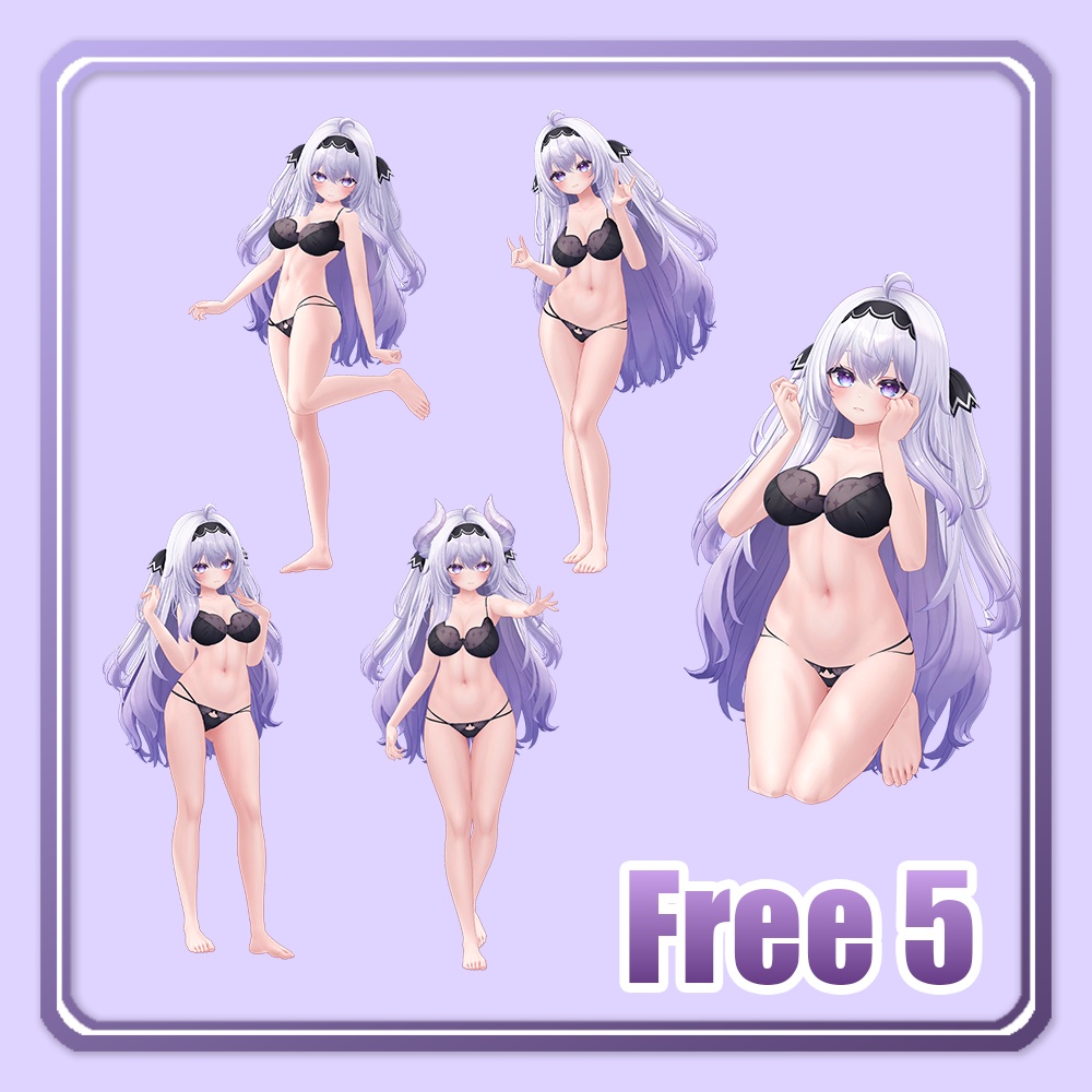 【無料版あり】VRChat撮影向けポーズ集 全30種【Pose Series B】