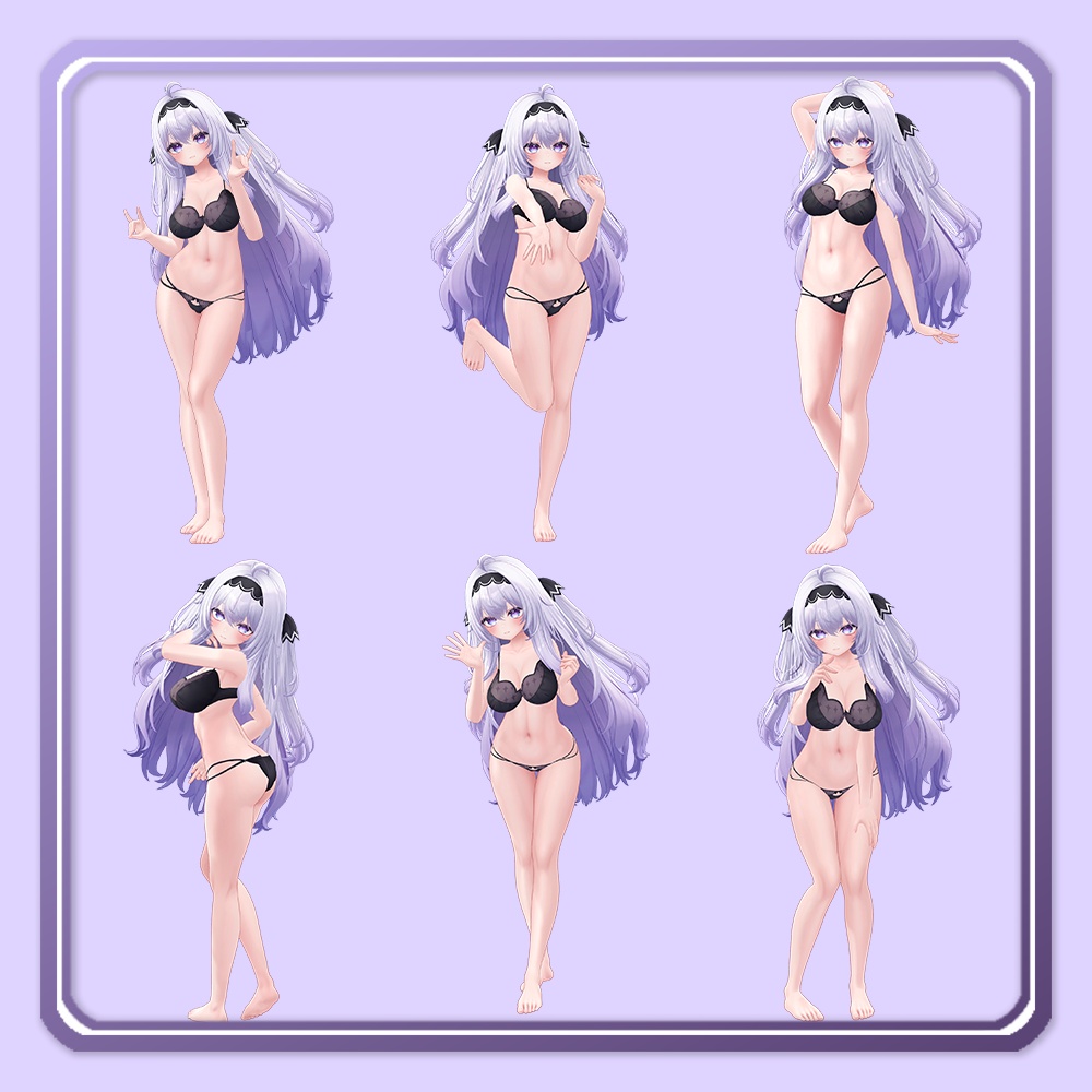 【無料版あり】VRChat撮影向けポーズ集 全30種【Pose Series B】