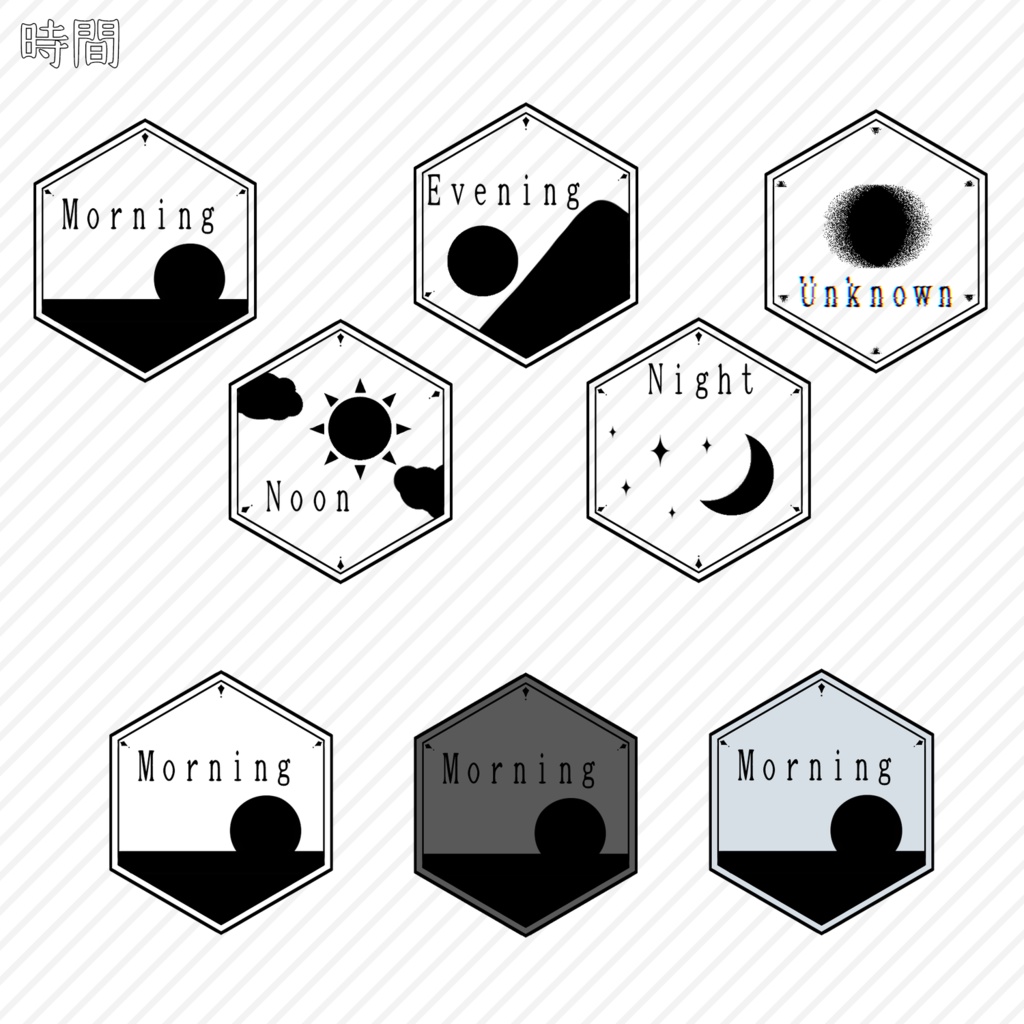 【TRPG】装飾素材セット -Label-【ココフォリア】