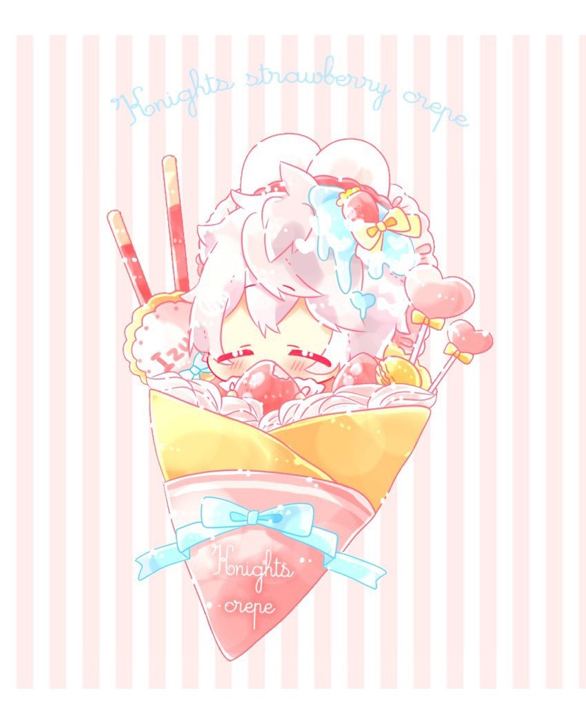 くれーぷないつアクリルチェーン