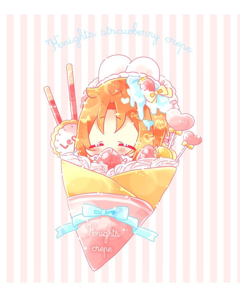 くれーぷないつアクリルチェーン