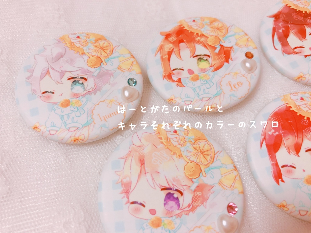 れもんないつマット缶バッジ