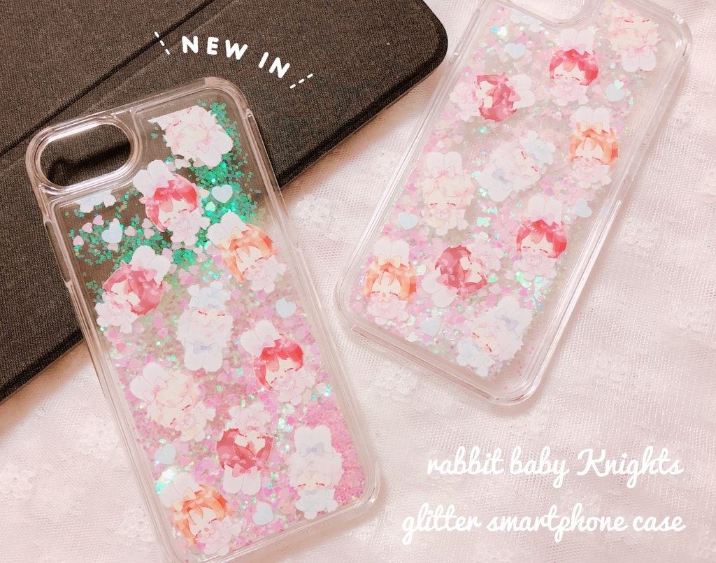 うさばぶないつグリッタースマホケース