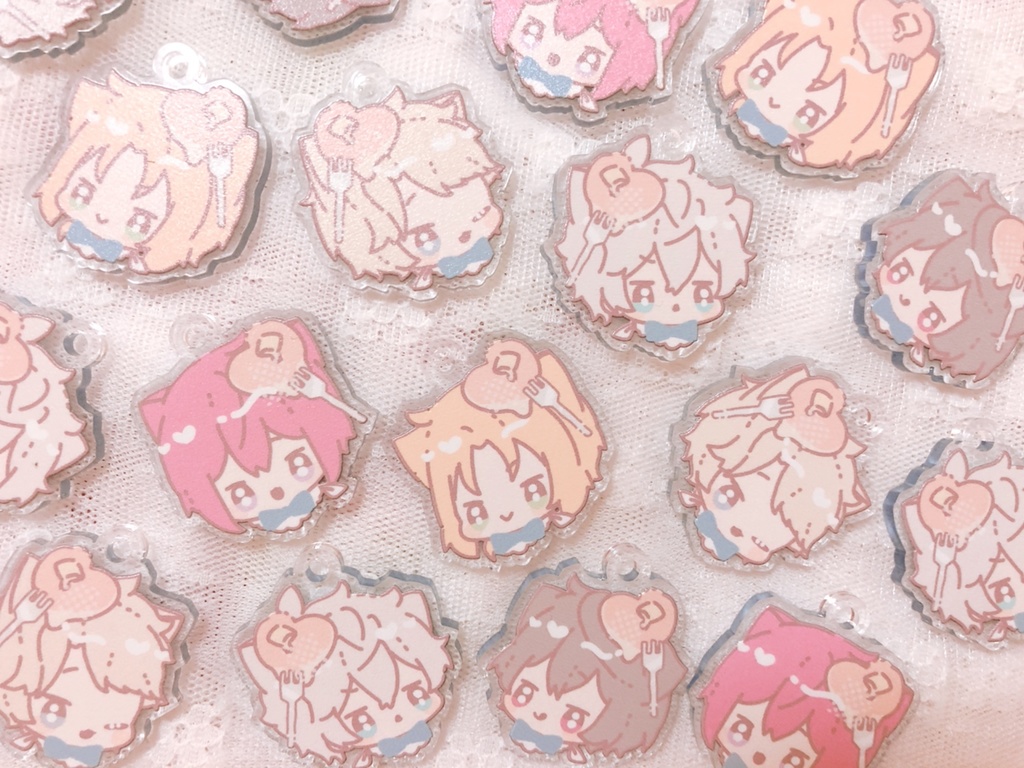ぱんけーきにゃいつアクリルチャーム