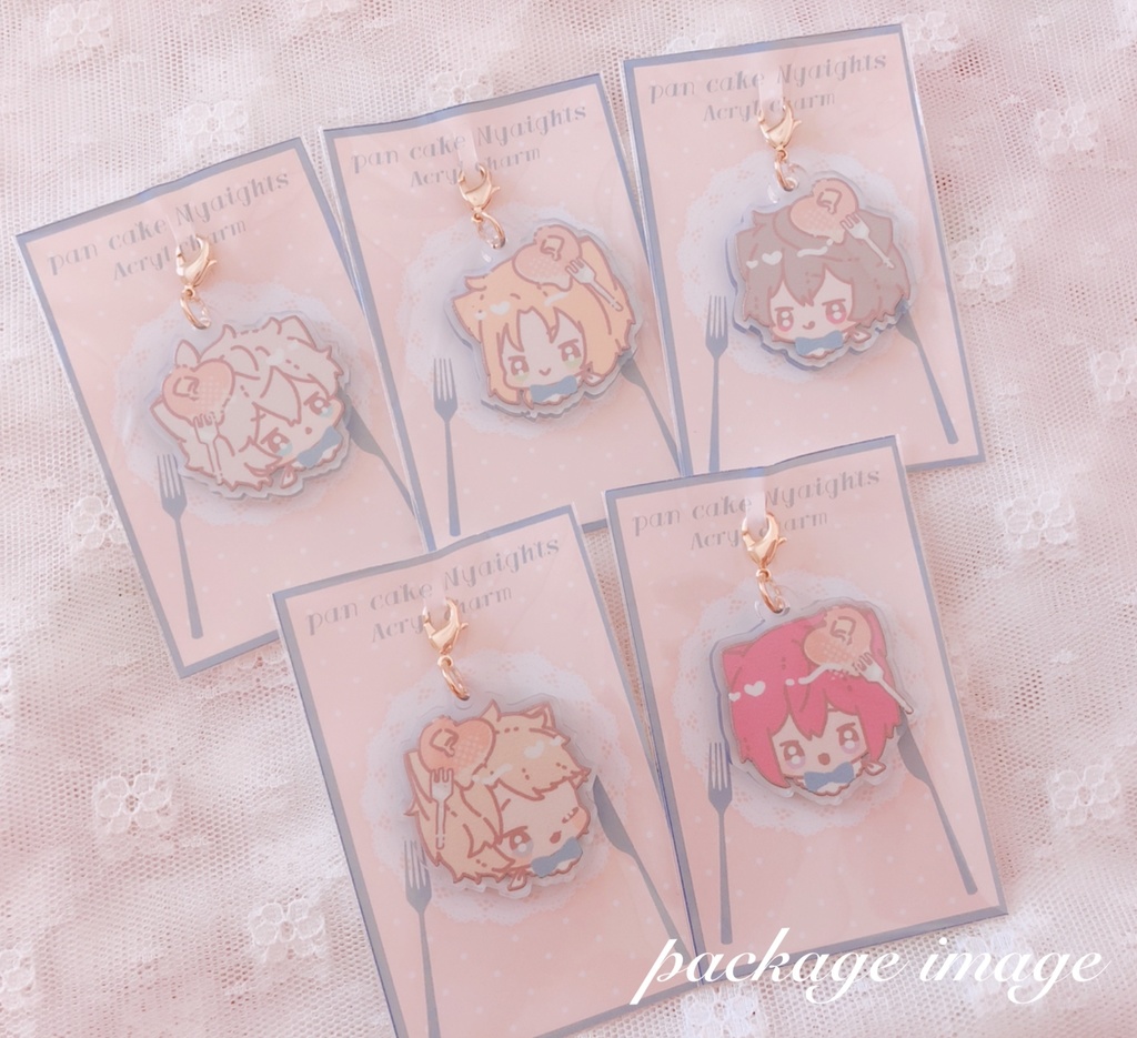 ぱんけーきにゃいつアクリルチャーム