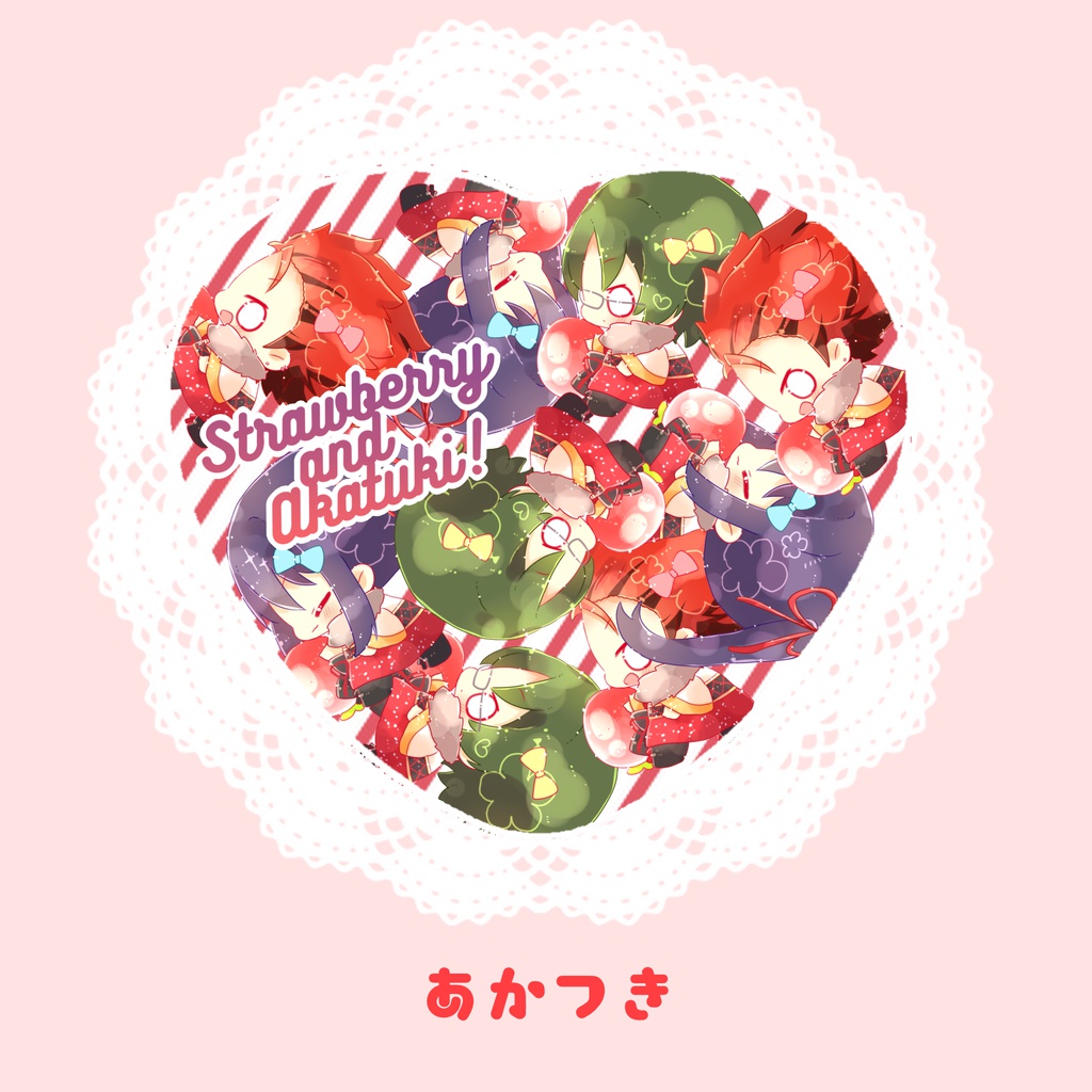 いちご缶バッチ