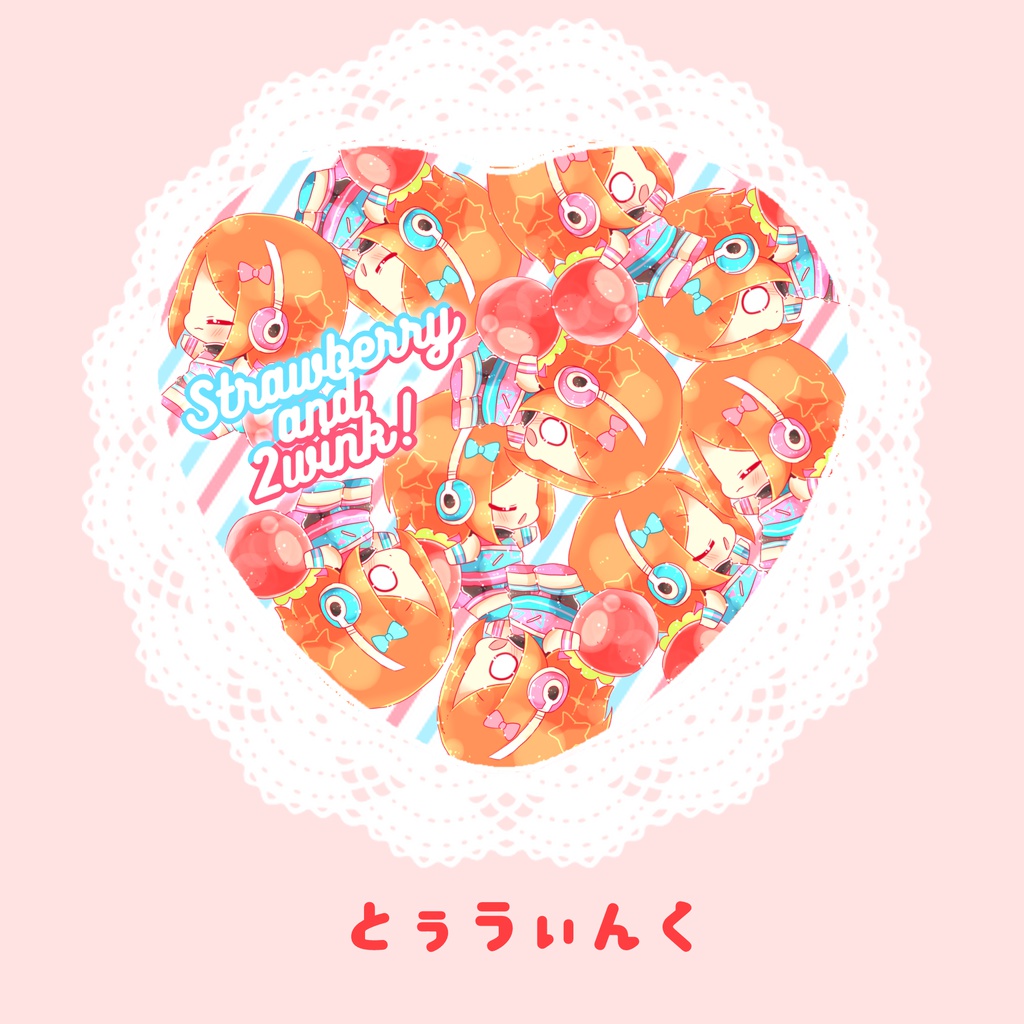 いちご缶バッチ