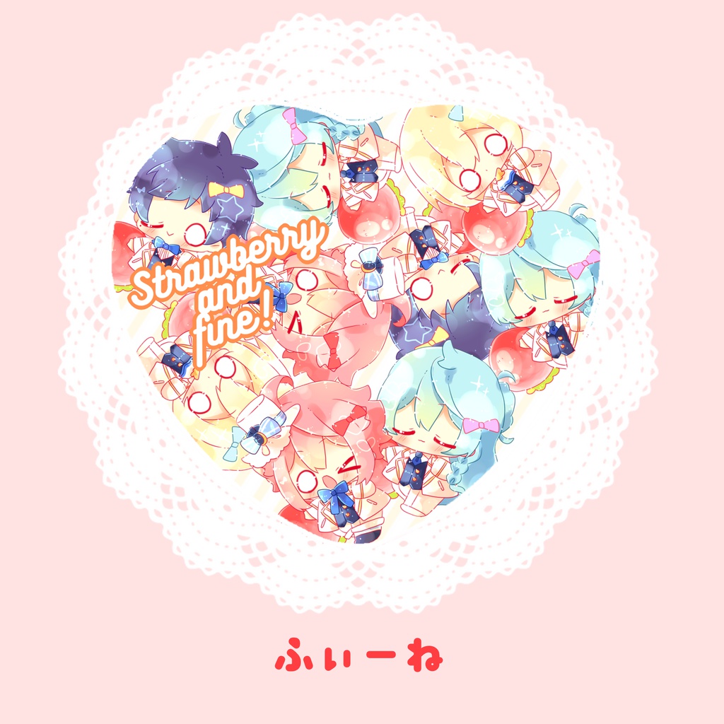 いちご缶バッチ