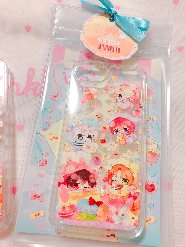 ないつてぃーぱーてぃーグリッタースマホケース