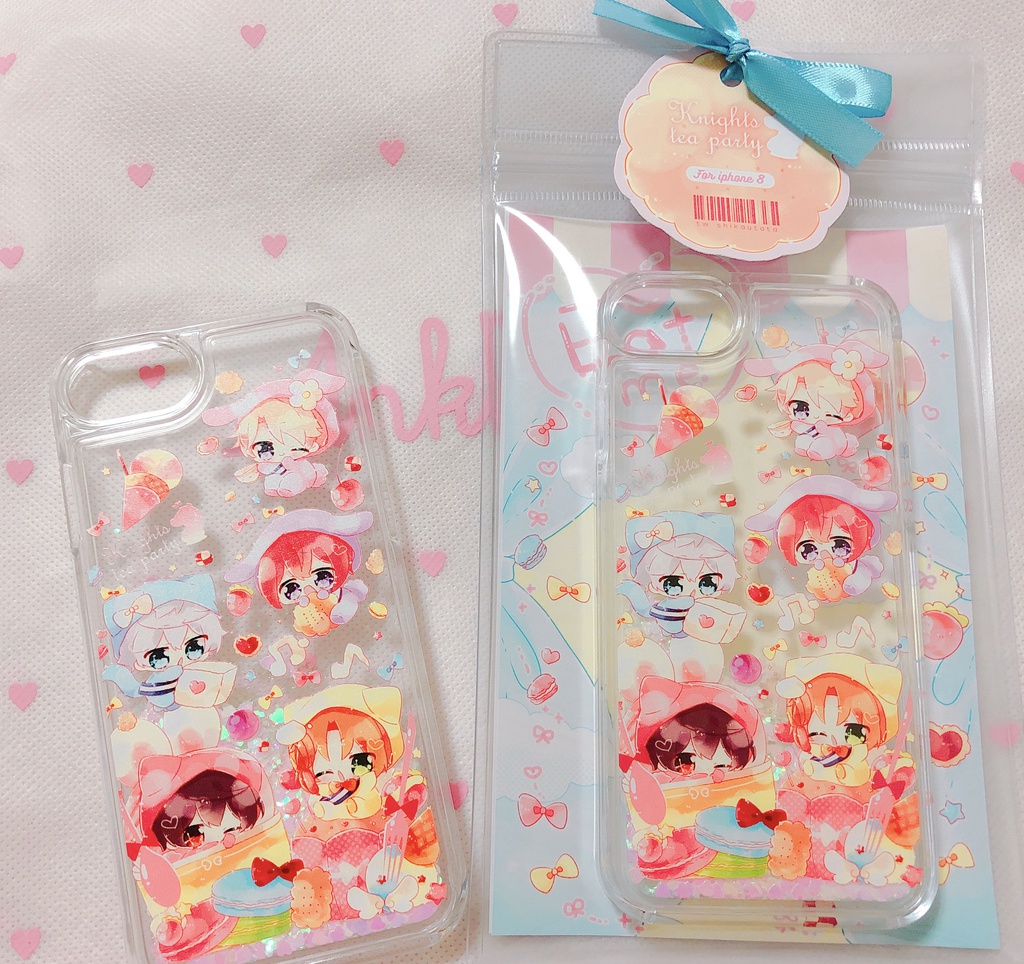 ないつてぃーぱーてぃーグリッタースマホケース