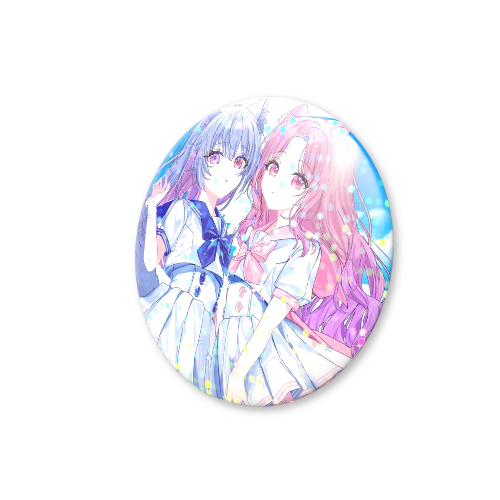 灯色、るいす缶バッジ