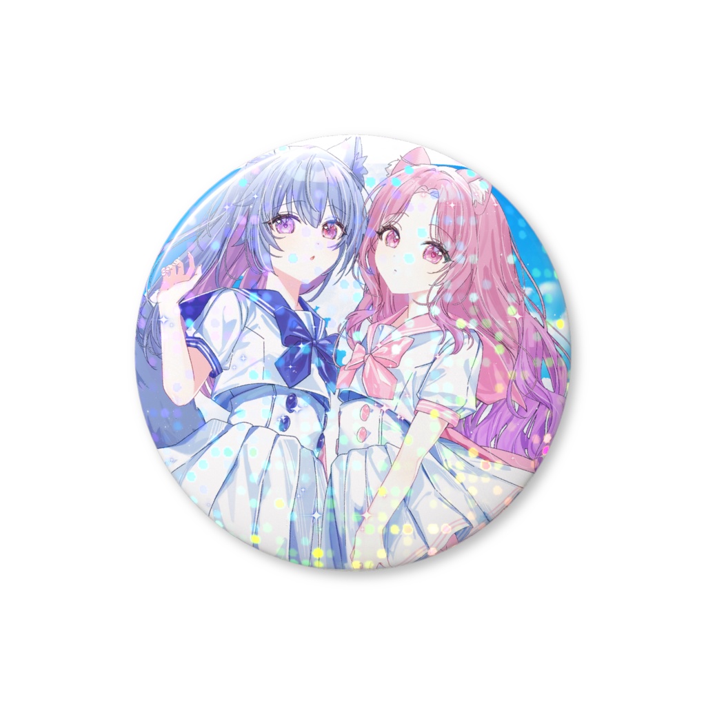 灯色、るいす缶バッジ