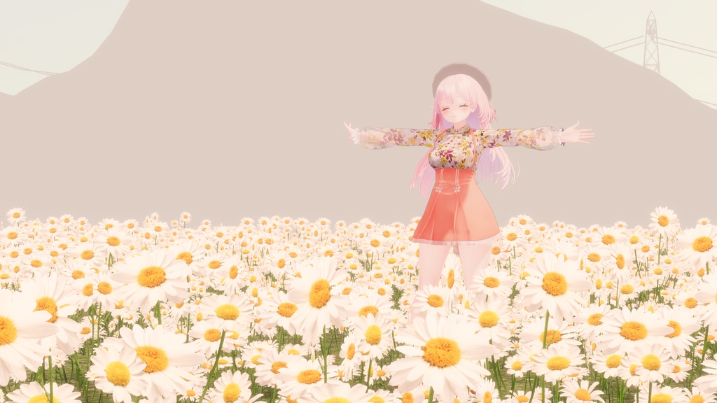 「セレスティア」 SpringHaze_CapeDress