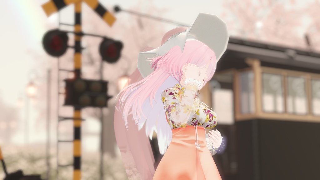 「セレスティア」 SpringHaze_CapeDress