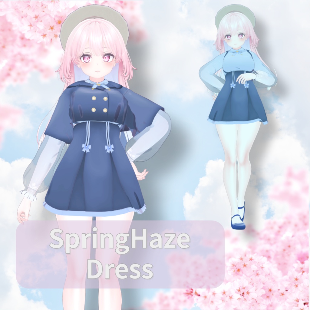 「セレスティア」 SpringHaze_CapeDress