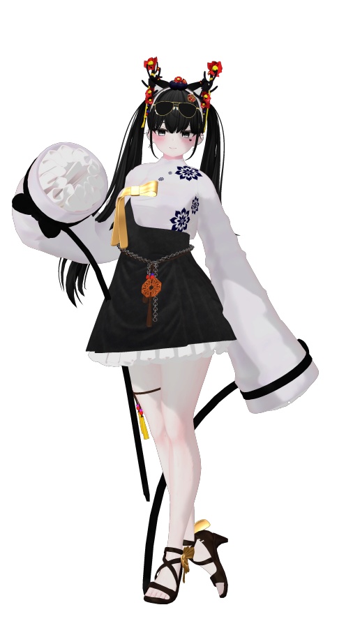 【9つのアバター対応】[한복]極東のドレス - FarEast Dress 缩略图 21