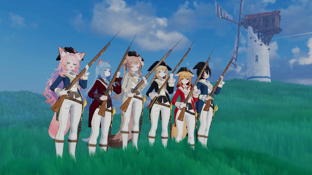 【4アバター対応】 革命精神 - Fusilier & Militia