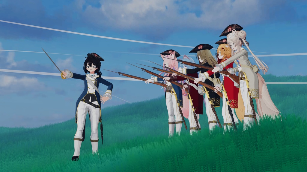 【4アバター対応】 革命精神 - Fusilier & Militia