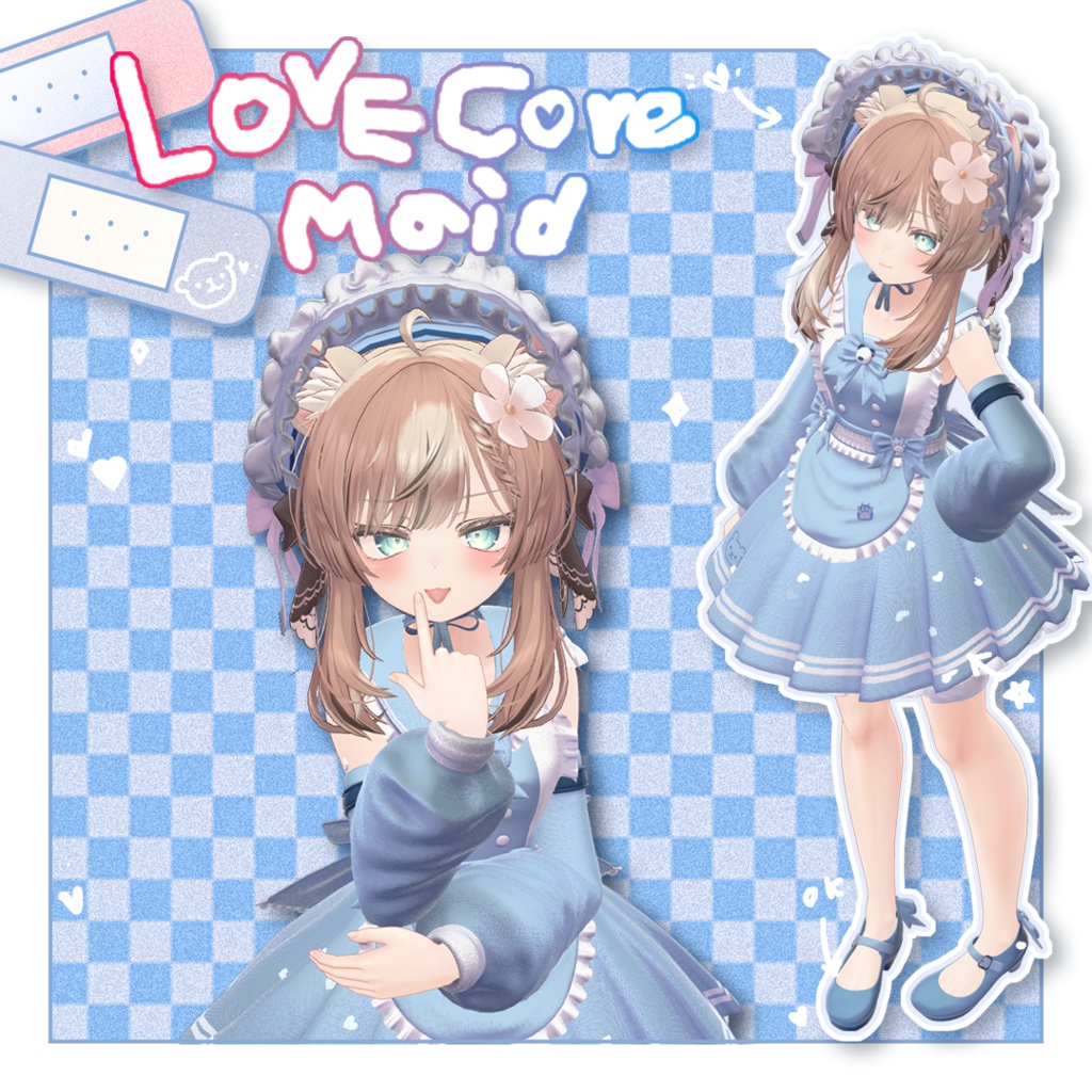 【11アバター対応】 ♥♡LOVE-CORE♡MAID♡