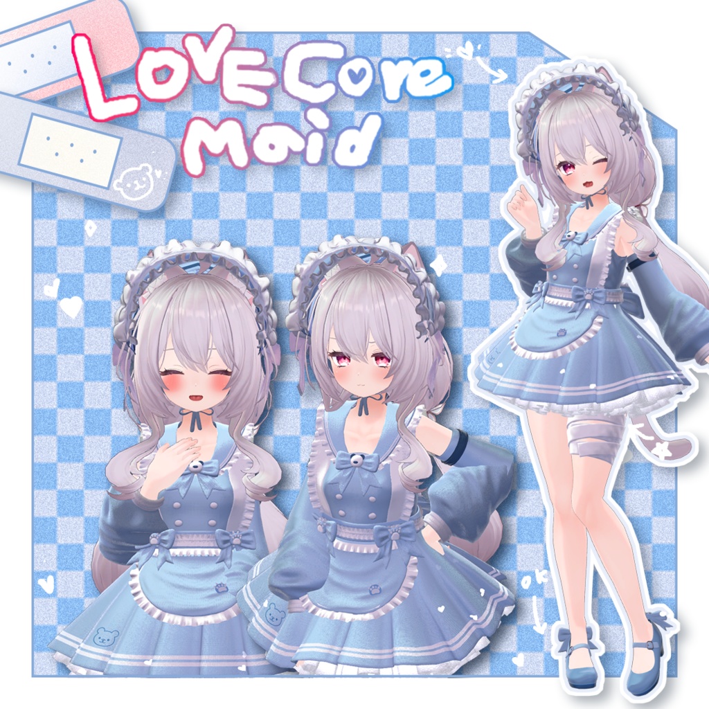 【11アバター対応】 ♥♡LOVE-CORE♡MAID♡