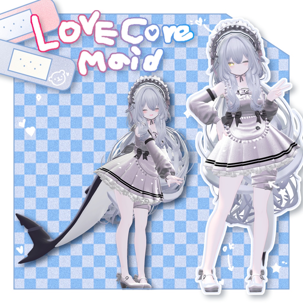 【11アバター対応】 ♥♡LOVE-CORE♡MAID♡