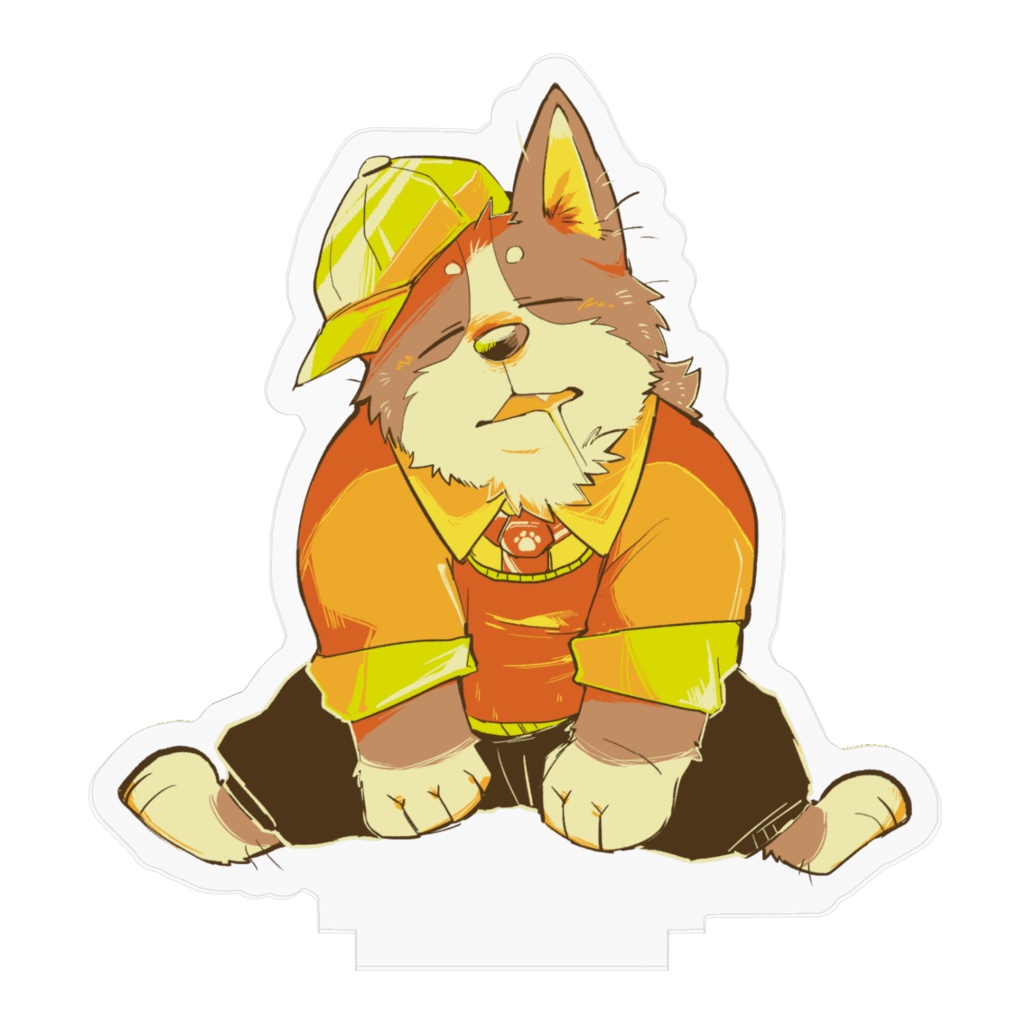 コーギーアクリルフィギュア