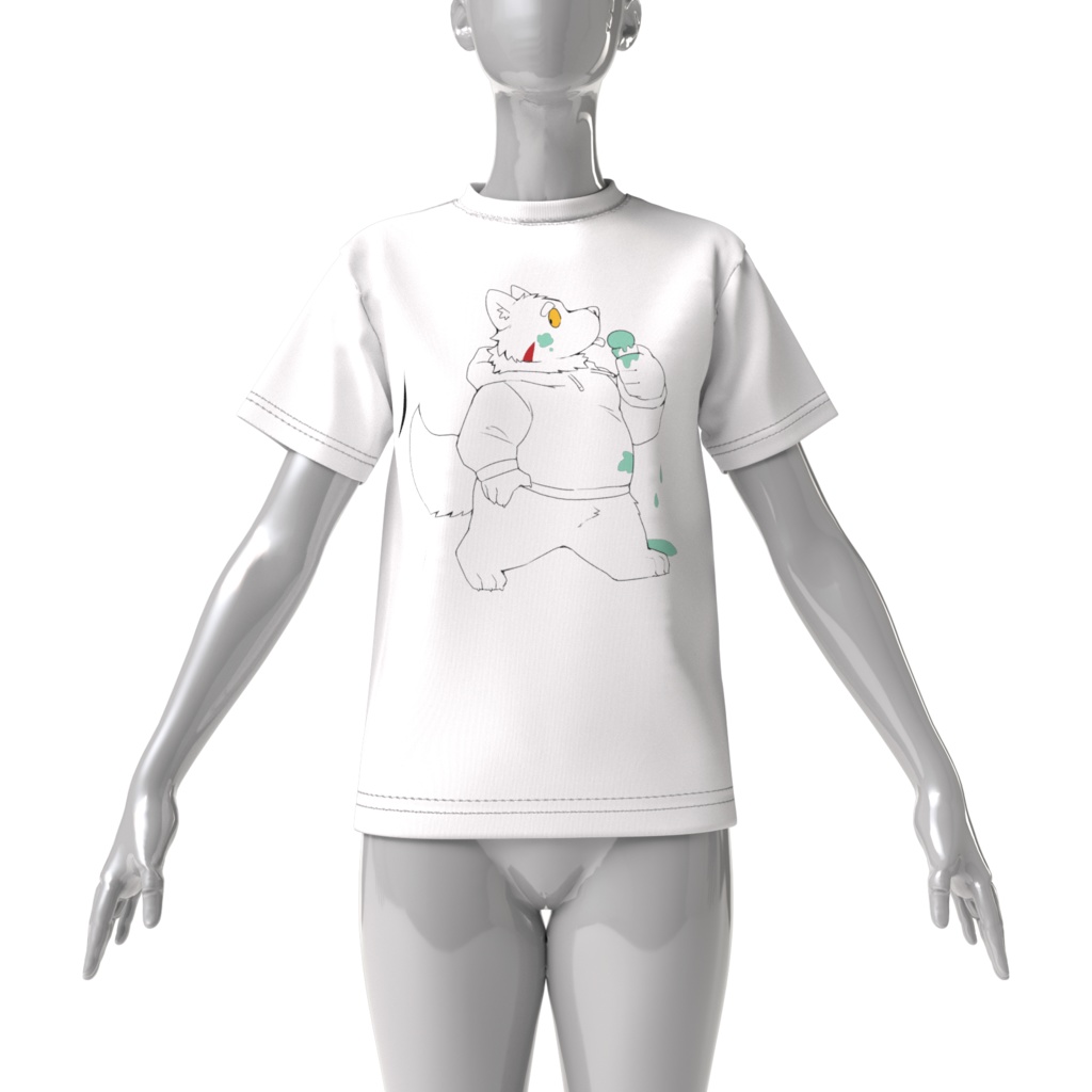 ビックシルエットTシャツ(アウトライン)