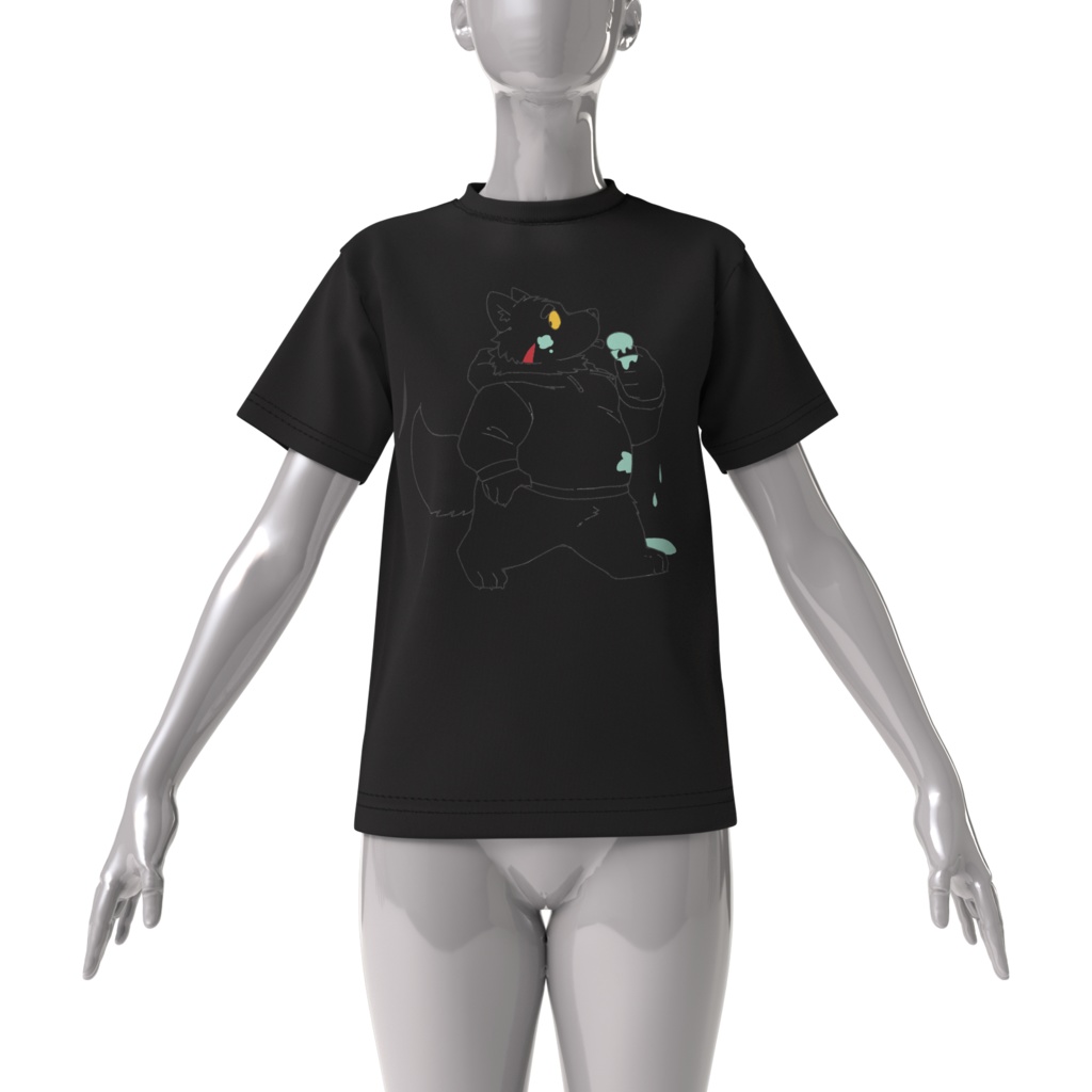 ビックシルエットTシャツ(アウトライン)