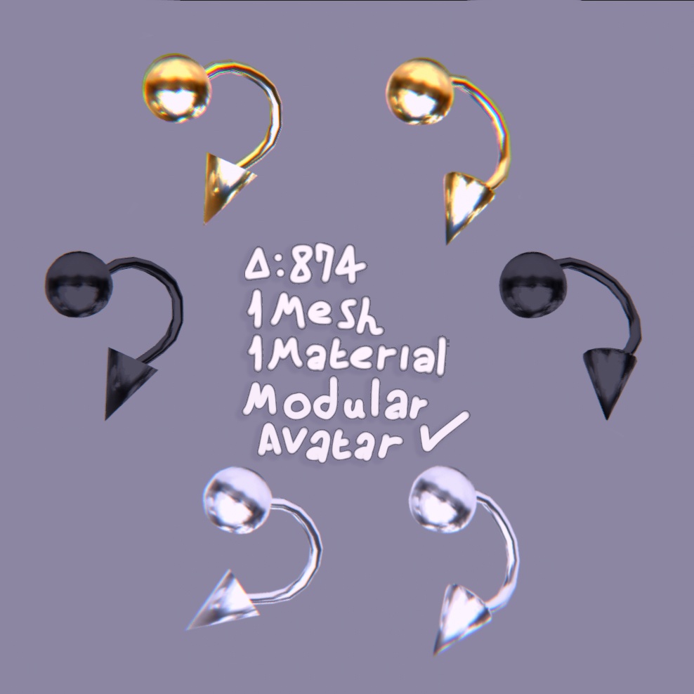 Angelbites Piercing for Shinano