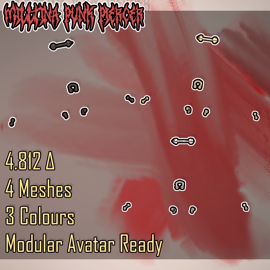 『パンクピアッサー』 Milltina Punk Piercer 💛🩵