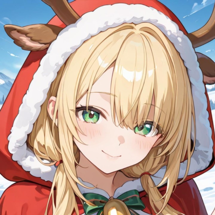 甘えん坊のサンタ