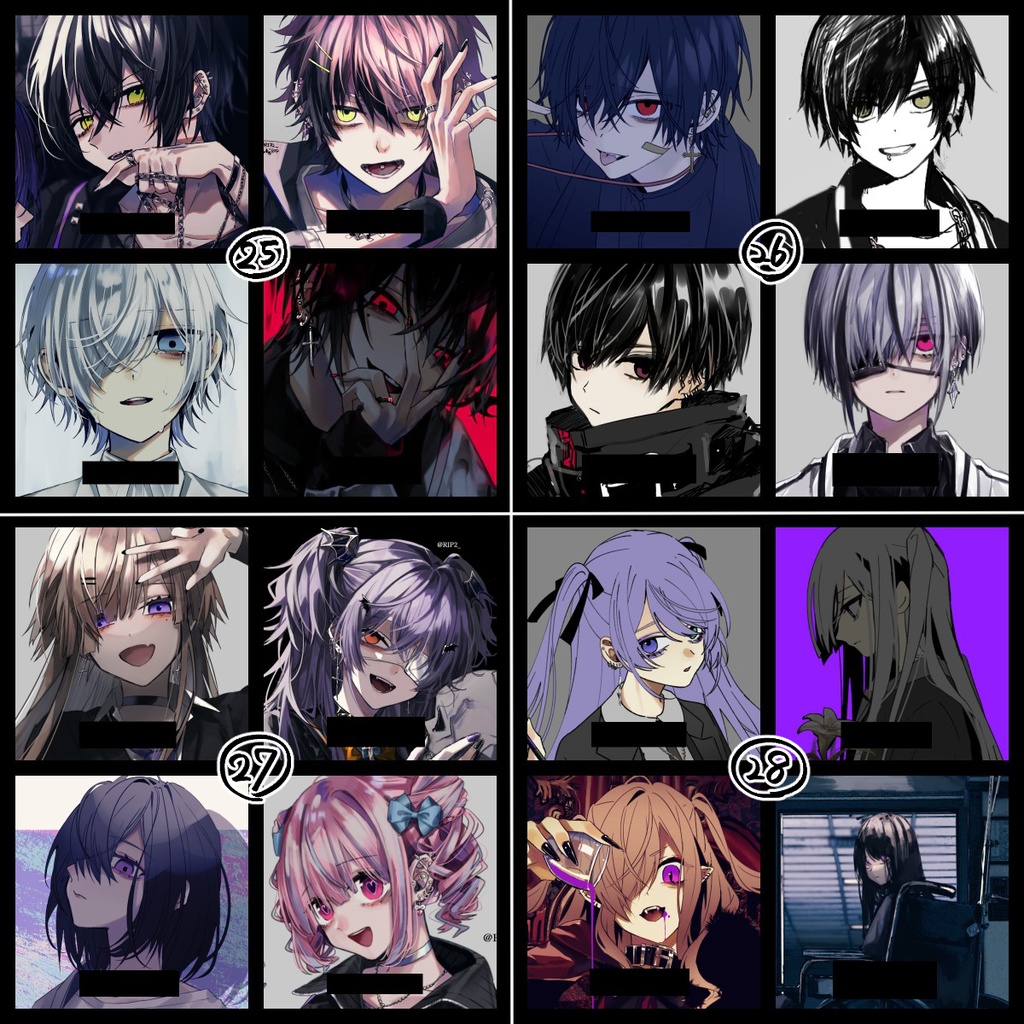 【全SNS使用可】SNSアイコン / 4枚SET