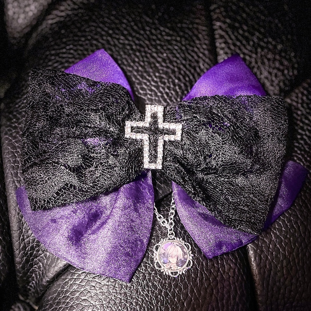 【叶/夜魅 #3】バレッタ