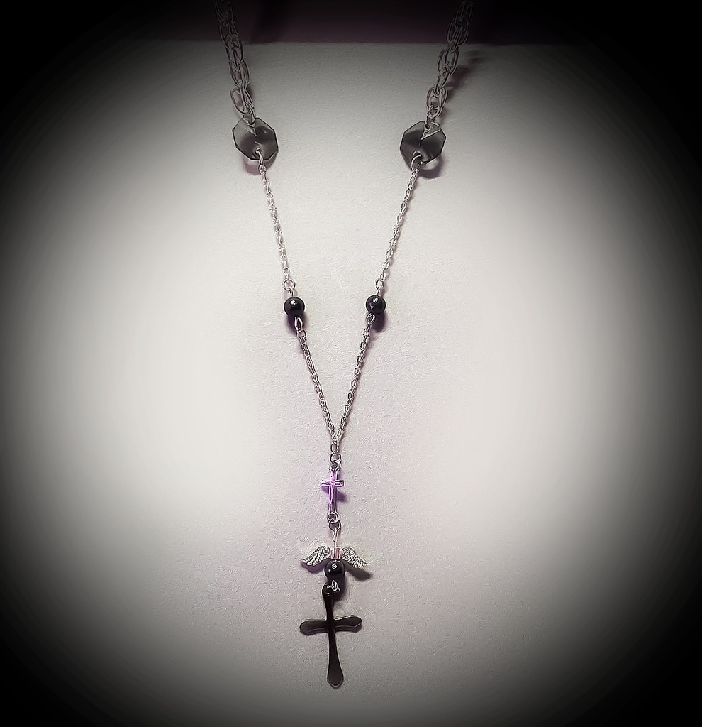 #30　十字架/ロングネックレス