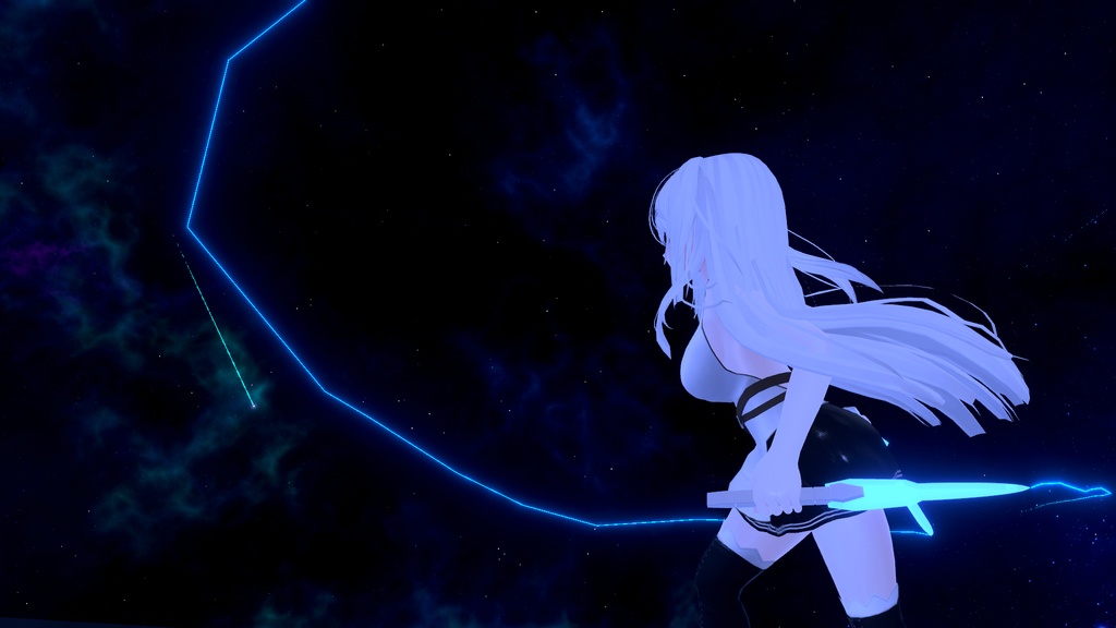 - Beam-Sword -  (VRchat向けアクセサリー)