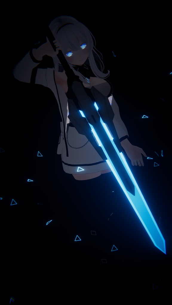 - Crest Sword - (VRchat向けアクセサリー)